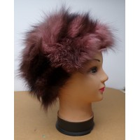 Ροζ Γούνινο Καπέλο