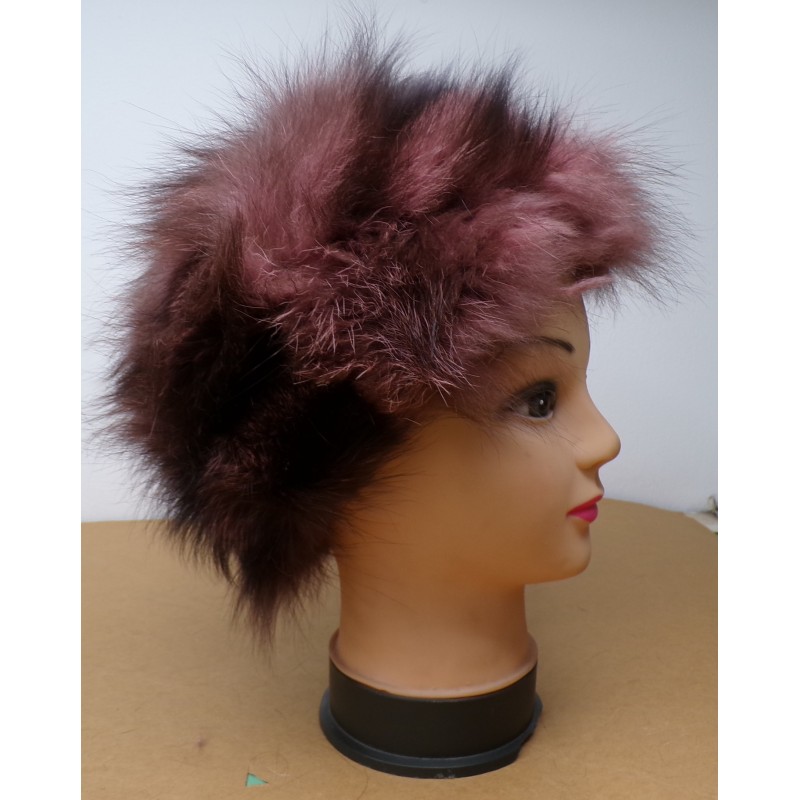 Ροζ Γούνινο Καπέλο