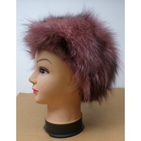 Ροζ Γούνινο Καπέλο