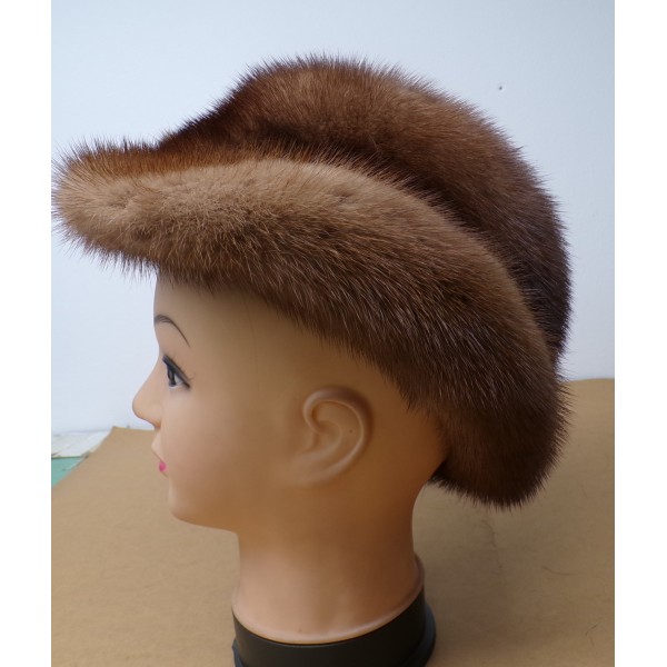 Καφέ Γούνινο Καπέλο