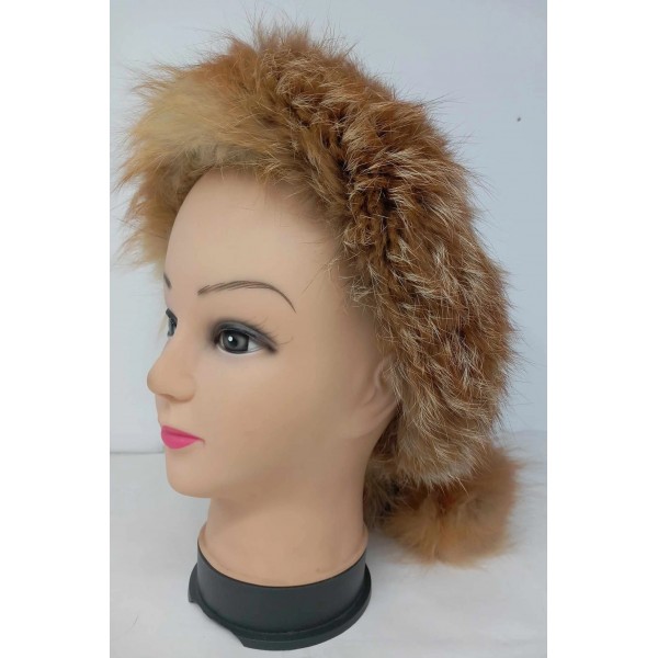 Καφέ Γούνινη Κορδέλα