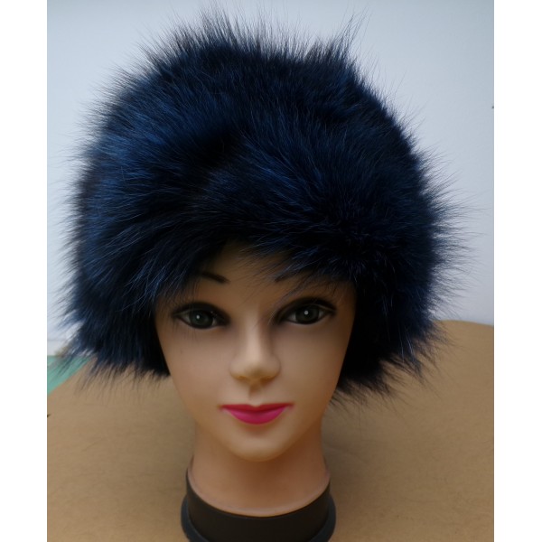 Μπλε καπέλο απο αλεπού